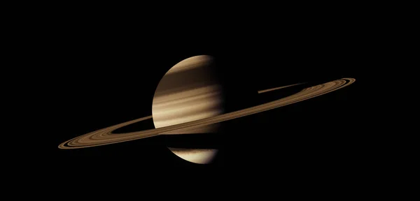 Afbeelding Van Planet Saturn Ruimte — Stockfoto