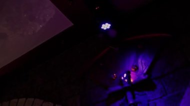 Light music at a banquet in a restaurant at a holiday