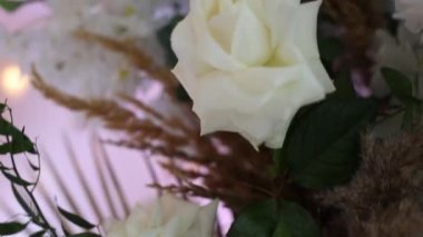 Dekor düğün çiçekleri seremonide