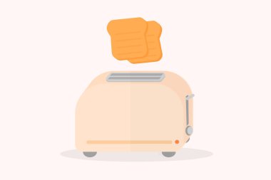 Yemek pişirmek için mutfak gereçleri olan güzel bir tost makinesi.