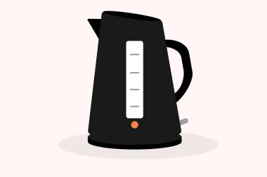 Mutfak gereçlerinde elektrikli çaydanlık siyah renkli nesne