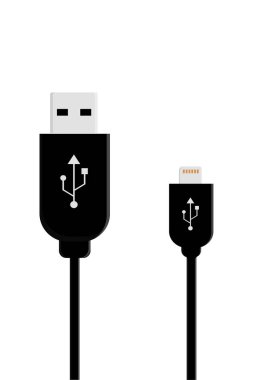 Bilgisayar veya dizüstü bilgisayar için bir usb girdi kablosu