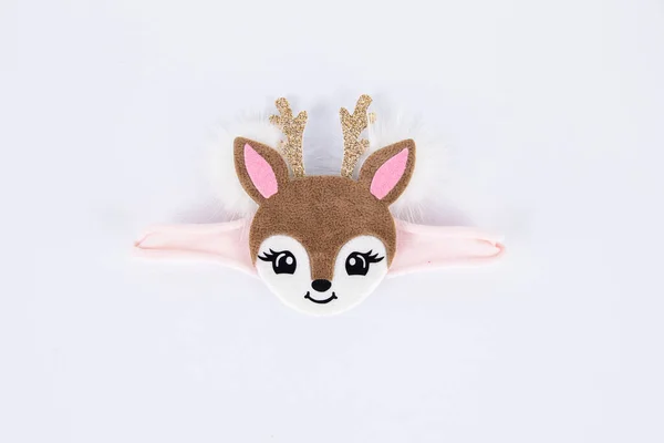 Hairpin Bow Decoration Girl Face Small Deer — ストック写真