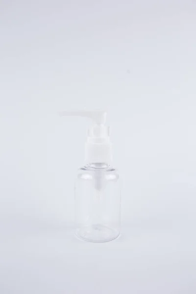 Jar Container Cream Soap Dispenser White Background — Foto de Stock