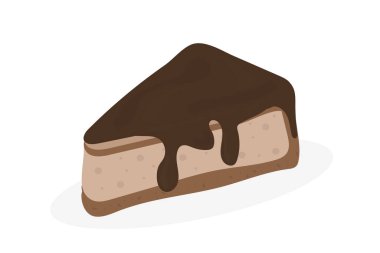a set of three slices of cherry orange chocolate souffle cake