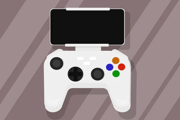 Joystick Gamepad Mobile Phone Screen Games Portable — Stockvektor