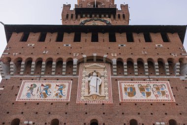 Muhteşem Sforza Kalesi, Castello Sforzesco Milano, İtalya