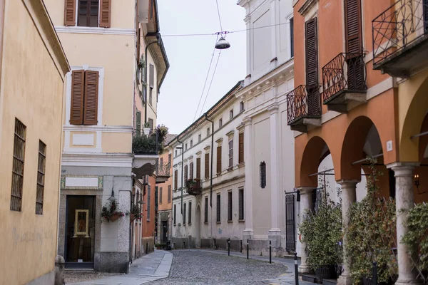 Schöne Straßenarchitektur Italien Die Stadt Cremonia Milan Rom — Stockfoto