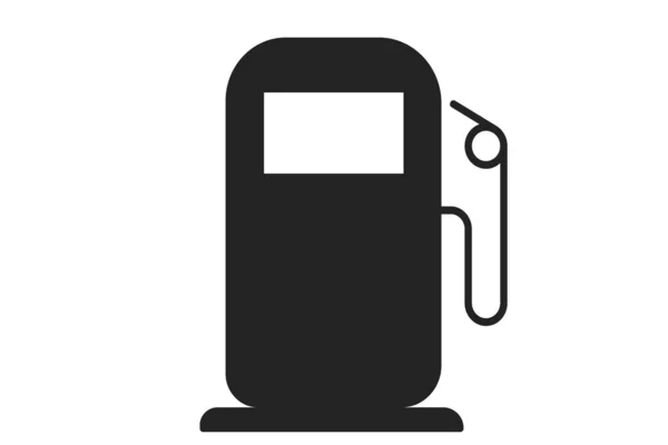 Petrol Dispenser Gas Station Symbol Icon White Background — 图库矢量图片