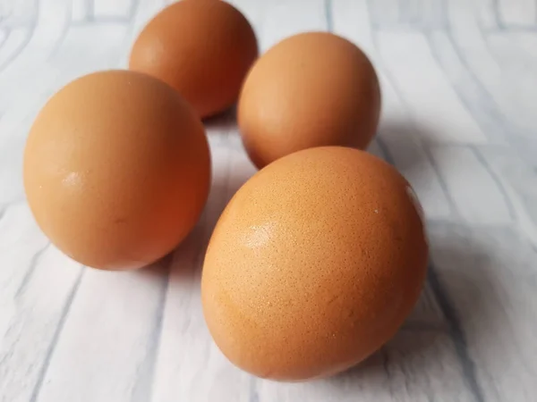 Фотографія Курячого Яйця Білому Тлі — стокове фото