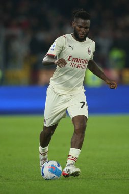 ROME, İtalya - 31.10.2021: KESSIE (MIL) İtalyan Serisi sırasında Roma Olimpiyat Stadyumu 'nda AS ROMA - AC MILAN arasında oynanan futbol maçı.