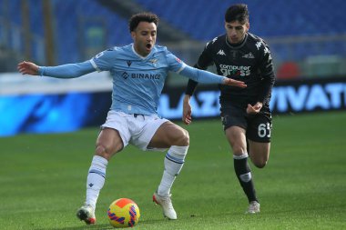 ROME, Italy - 06.01.2022: FELIPE ANDERSON (LAZIO), F.PARISI (EMP) in action during the Italian Serie A football match between SS LAZIO VS EMPOLI at Olympic stadium in Rome