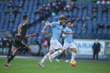 ROME, Italy - 06.01.2022:  in action during the Italian Serie A football match between SS LAZIO VS EMPOLI at Olympic stadium in Rome
