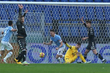 ROME, Italy - 06.01.2022: PATRIC (LAZIO) SCORE THE GOAL during the Italian Serie A football match between SS LAZIO VS EMPOLI at Olympic stadium in Rome
