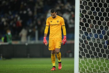 ROME, Italy - 09.01.2022:  in action during the Italian Serie A football match between SS AS ROMA VS SS FC JUVENTUS at Olympic stadium in Rome