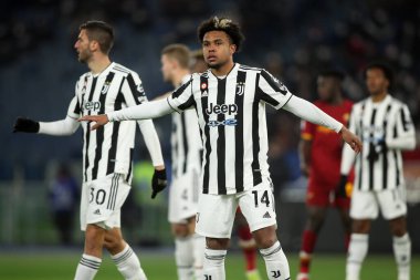 ROME, Italy - 09.01.2022: \W. MCKENNIE (JU) IN ACTION the Italian Serie A football match between SS AS ROMA VS SS FC JUVENTUS at Olympic stadium in Rome