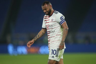 ROME, İtalya - 06.01.2022: JOAO PEDRO (CAGLIARI) İtalyan Serisi sırasında Roma Olimpiyat Stadyumu 'nda SS AS ROMA - S CAGLIARI arasında oynanan bir futbol maçı