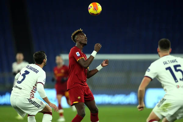 Rome Італія 2022 Goldaniga Tammy Abraham Roma Під Час Італійського — стокове фото