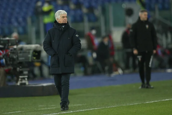 이탈리아 2022 Gasperini Coack Ata 이탈리아 올림픽 스타디움에서 Lazio Atalanta — 스톡 사진