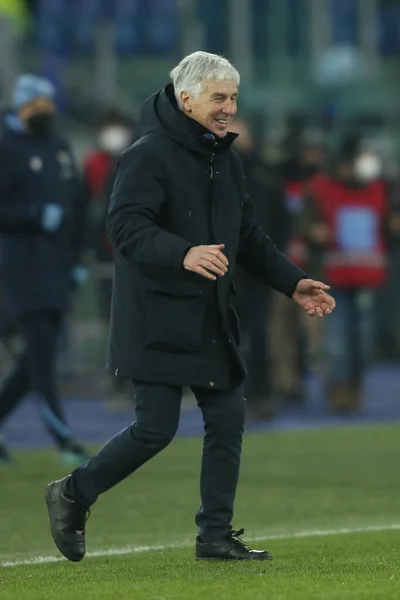 Roma Italia 2022 Gasperini Coach Ata Fine Della Partita Calcio — Foto Stock