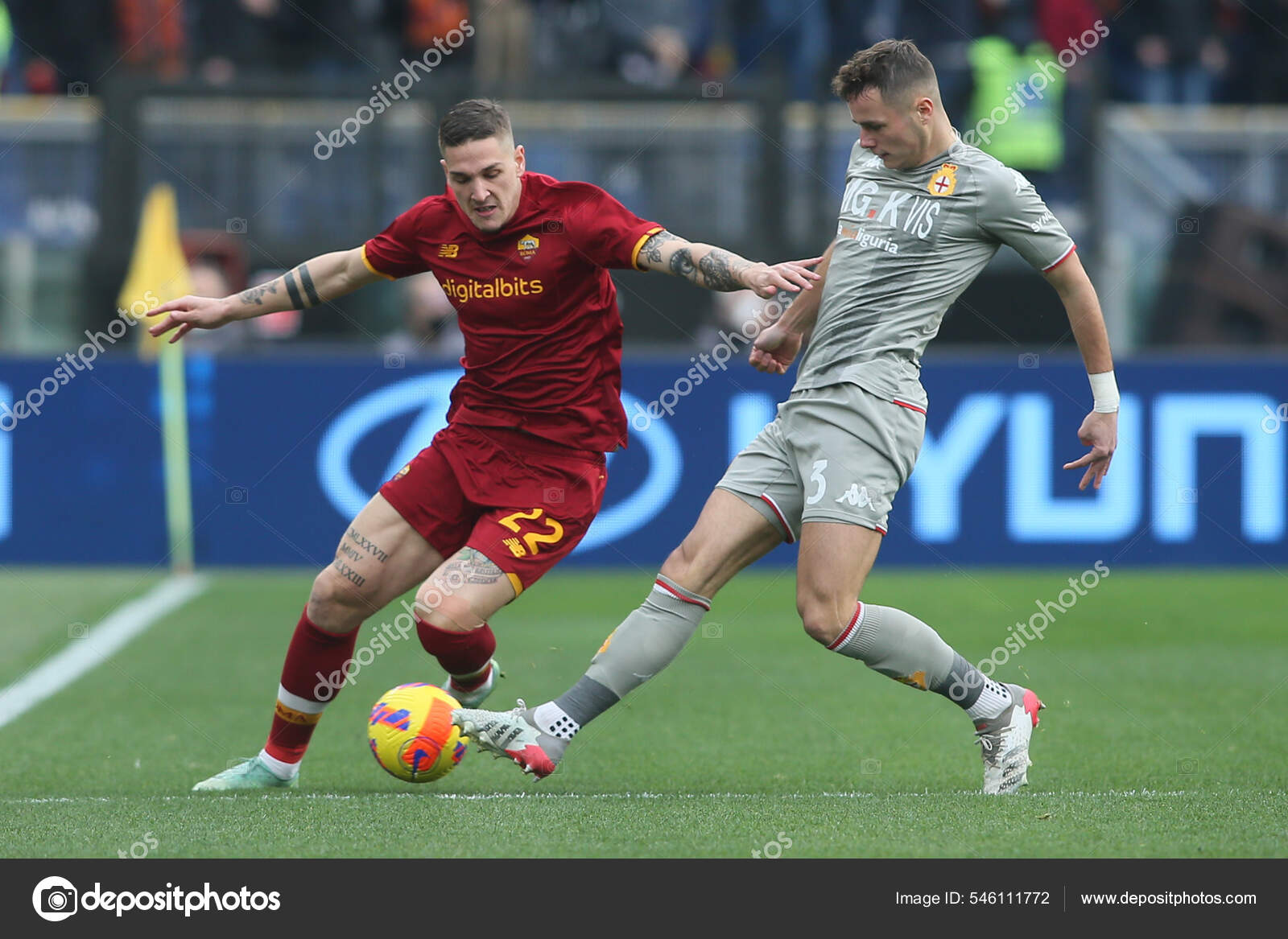 Rome Italy 2022 Nicolo Zaniolo Roma Vanheusden Gen Action Italian – Stock  Editorial Photo © m.iacobucci.tiscali.it #546111772