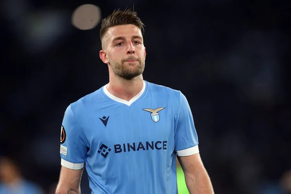 Rome Italië 2022 Milinkovic Savic Lazio Actie Tijdens Knock Out — Stockfoto