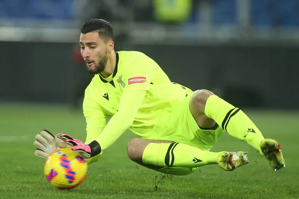 Roma Italia 2022 Strakosha Laz Acción Durante Partido Fútbol Italiano — Foto de Stock