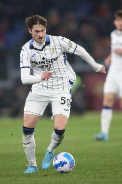 ROME, İtalya - 05.03.2022: MIRANCHUK (ATA) İtalyan Serisi sırasında Roma Olimpiyat Stadyumu 'nda SS AS ROMA - S ATALANTA arasında oynanan futbol maçı