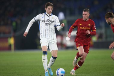 ROME, İtalya - 05.03.2022: MIRANCHUK (ATA) İtalyan Serisi sırasında Roma Olimpiyat Stadyumu 'nda SS AS ROMA - S ATALANTA arasında oynanan futbol maçı