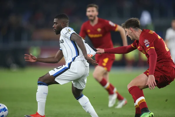 Roma Italia 2022 Boga Kambulla Roma Acción Durante Partido Fútbol — Foto de Stock