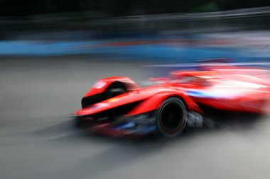 Roma, İtalya - 08.04 2022: ABB FORMULA E, FIA World CHAMPIONSHIP 2022 ROME E-PRIX RACE, EUR Roma