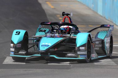 Roma, İtalya - 10.04 2022: Mitch Evans Jaguar TCS Racing ABB ForMULA E, FIA WORLD CHAMPIONSHIP 2022 ROME E-PRIX RACE