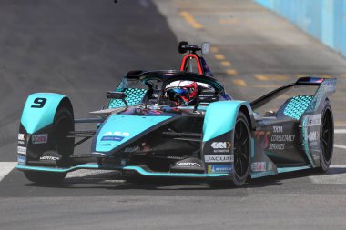 Roma, İtalya - 10.04 2022: Mitch Evans Jaguar TCS Racing ABB ForMULA E, FIA WORLD CHAMPIONSHIP 2022 ROME E-PRIX RACE
