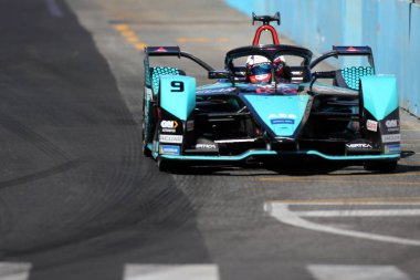 Roma, İtalya - 10.04 2022: Mitch Evans Jaguar TCS Racing ABB ForMULA E, FIA WORLD CHAMPIONSHIP 2022 ROME E-PRIX RACE