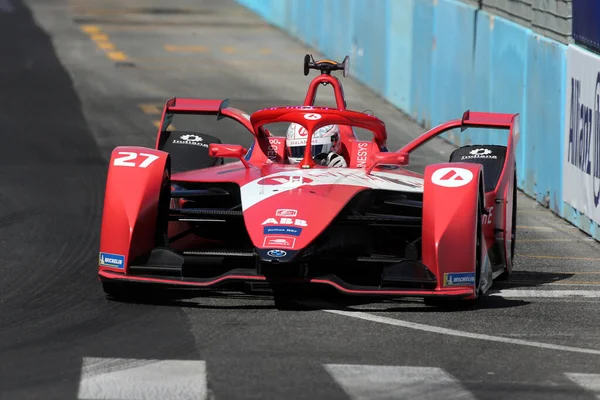 Roma, İtalya - 10.04 2022: Jake Dennis Avalanche Andretti Formula E ABB eski MULA E, FIA DÜNYA CHAMPIONSHIP 2022 ROME E-PRIX RACE