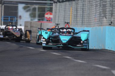 Roma, İtalya - 10.04 2022: Mitch Evans Jaguar TCS Racing ABB ForMULA E, FIA WORLD CHAMPIONSHIP 2022 ROME E-PRIX RACE