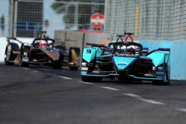 Roma, İtalya - 10.04 2022: Mitch Evans Jaguar TCS Racing ABB ForMULA E, FIA WORLD CHAMPIONSHIP 2022 ROME E-PRIX RACE
