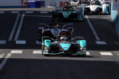 Roma, İtalya - 10.04 2022: Mitch Evans Jaguar TCS Racing ABB ForMULA E, FIA WORLD CHAMPIONSHIP 2022 ROME E-PRIX RACE