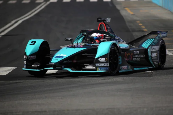 Roma, İtalya - 10.04 2022: Mitch Evans Jaguar TCS Racing ABB ForMULA E, FIA WORLD CHAMPIONSHIP 2022 ROME E-PRIX RACE