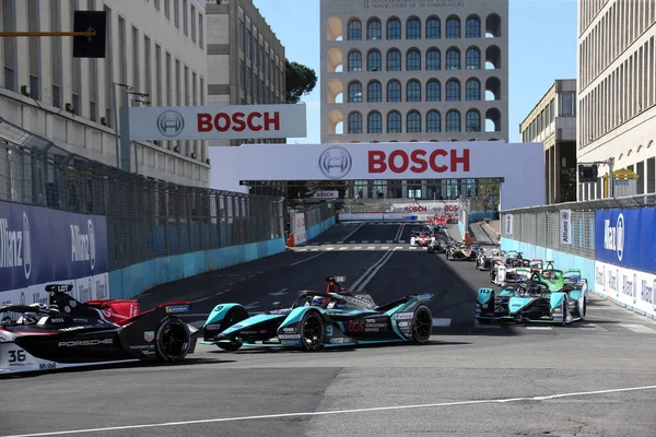 Řím Itálie 2022 Mitch Evans Jaguar Tcs Racing Abb Formula — Stock fotografie