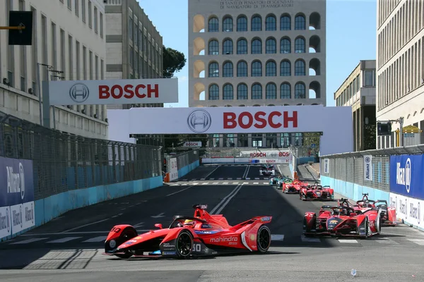 Řím Itálie 2022 Oliver Rowland Mahindra Racing Abb Formula Fia — Stock fotografie