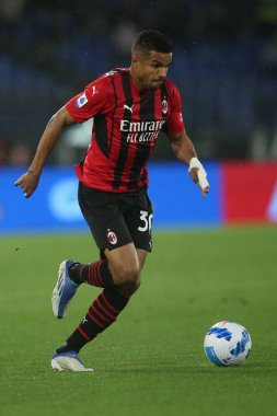 ROME, Italy - 24.04.2022:  MESSIAS (MIL) in action during the Italian Serie A football match between SS LAZIO VS AC MILAN at Olympic stadium in Rome