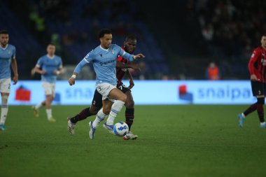 ROME, Italy - 24.04.2022:  in action during the Italian Serie A football match between SS LAZIO VS AC MILAN at Olympic stadium in Rome