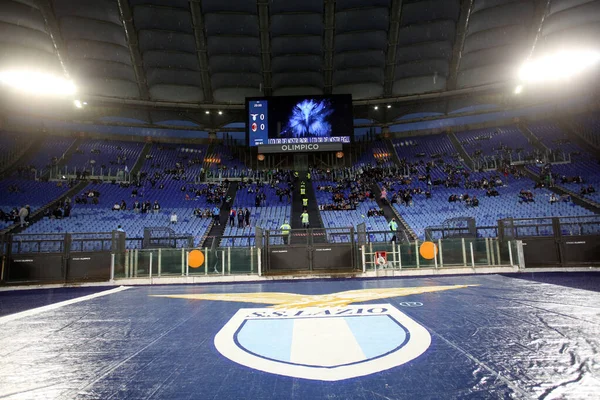 Rome Italy 2022 Lazio Supporters Strike Expensive Tickets Italian Serie — Stock fotografie