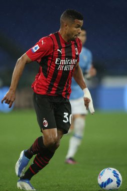 ROME, Italy - 24.04.2022: MESSIAS (MIL) in action during the Italian Serie A football match between SS LAZIO VS AC MILAN at Olympic stadium in Rome