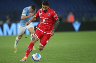 ROME, İtalya - 07.05.2022: İtalyan Serisi sırasında CapPUTO (SAMP), Roma Olimpiyat Stadyumu 'nda SS LAZIO - SAMPDORIA GENOA arasında oynanan futbol maçı.