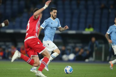 ROME, Italy - 07.05.2022: LUIS ALBERTO (LAZIO) score the goal (2-0) and celebrates during the Italian Serie A football match between SS LAZIO VS SAMPDORIA GENOA  at Olympic stadium in Rome.