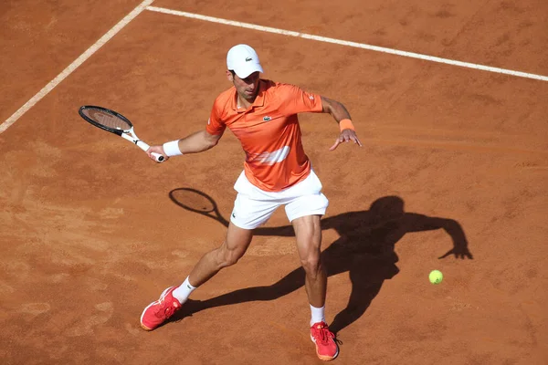 Rome Olaszország 2022 Nolan Djokovic Srb Játszadozik Karatsev Rus Ellen — Stock Fotó