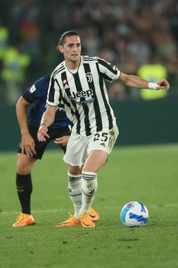 ROME, İtalya - 11.05.2022: FC JUVENTUS TURIN 'e karşı FC INTERNAZIONALE MILAN' ın Roma 'daki Olimpiyat Stadyumu' nda oynanan İtalya Kupası Finali 2022 Kupası 'nda eylem halindedir.