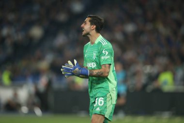 ROME, İtalya - 11.05.2022: FC JUVENTUS TURIN 'e karşı FC INTERNAZIONALE MILAN' ın Roma 'daki Olimpiyat Stadyumu' nda oynanan İtalya Kupası Finali 2022 Kupası 'nda eylem halindedir.